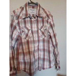 Women's American Eagle Vintage Fit pearl snap shirt sz. L.